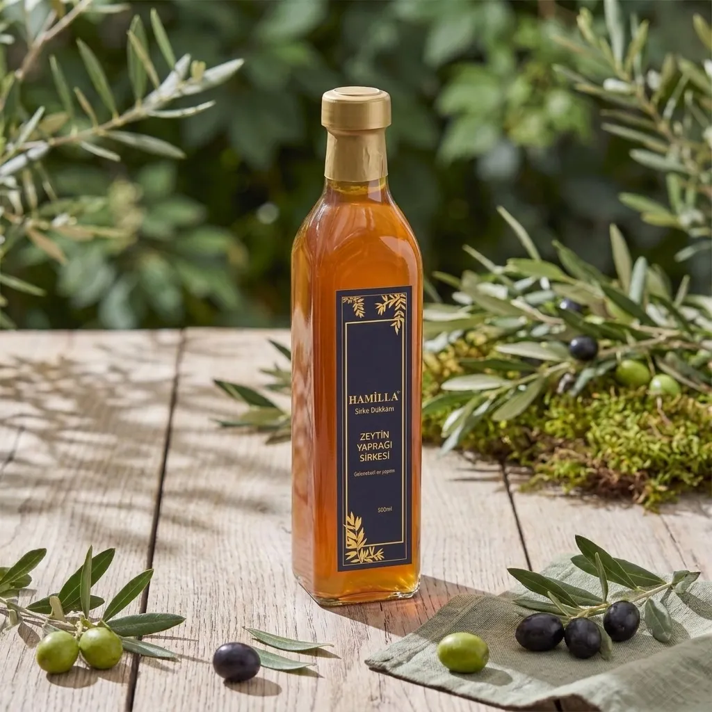Zeytin Yaprağı Sirkesi – 500 ml - Görsel 2