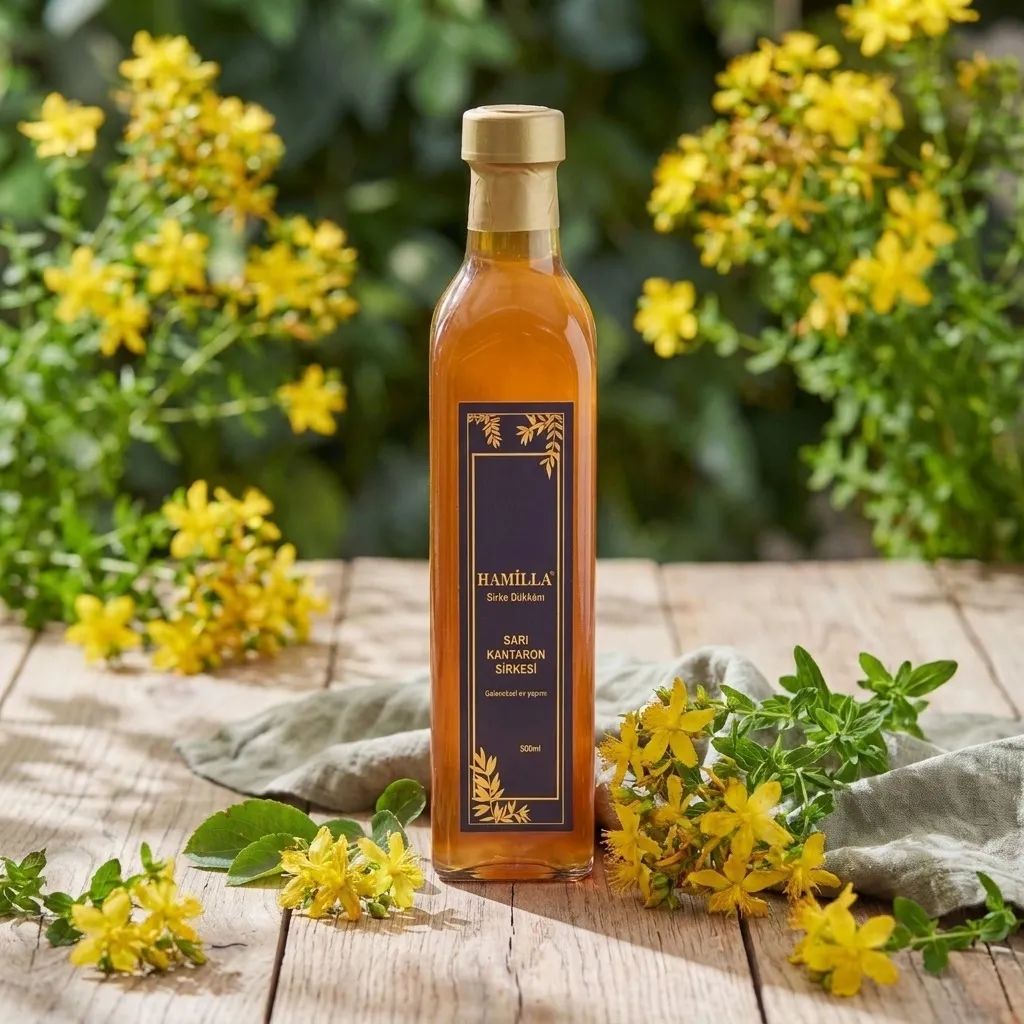 Sarı Kantaron Sirkesi – 500 ml - Görsel 1