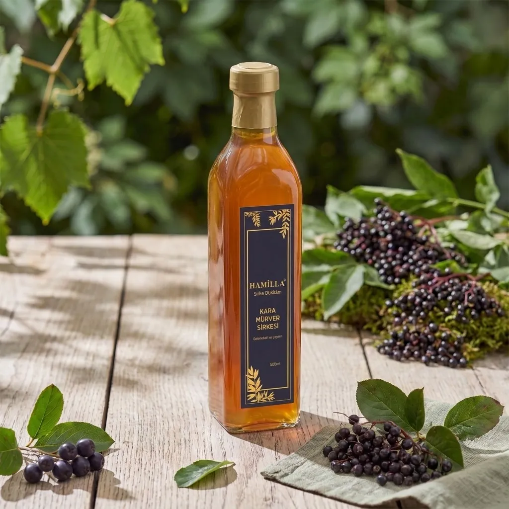 Kara Mürver Sirkesi – 500 ml - Görsel 2