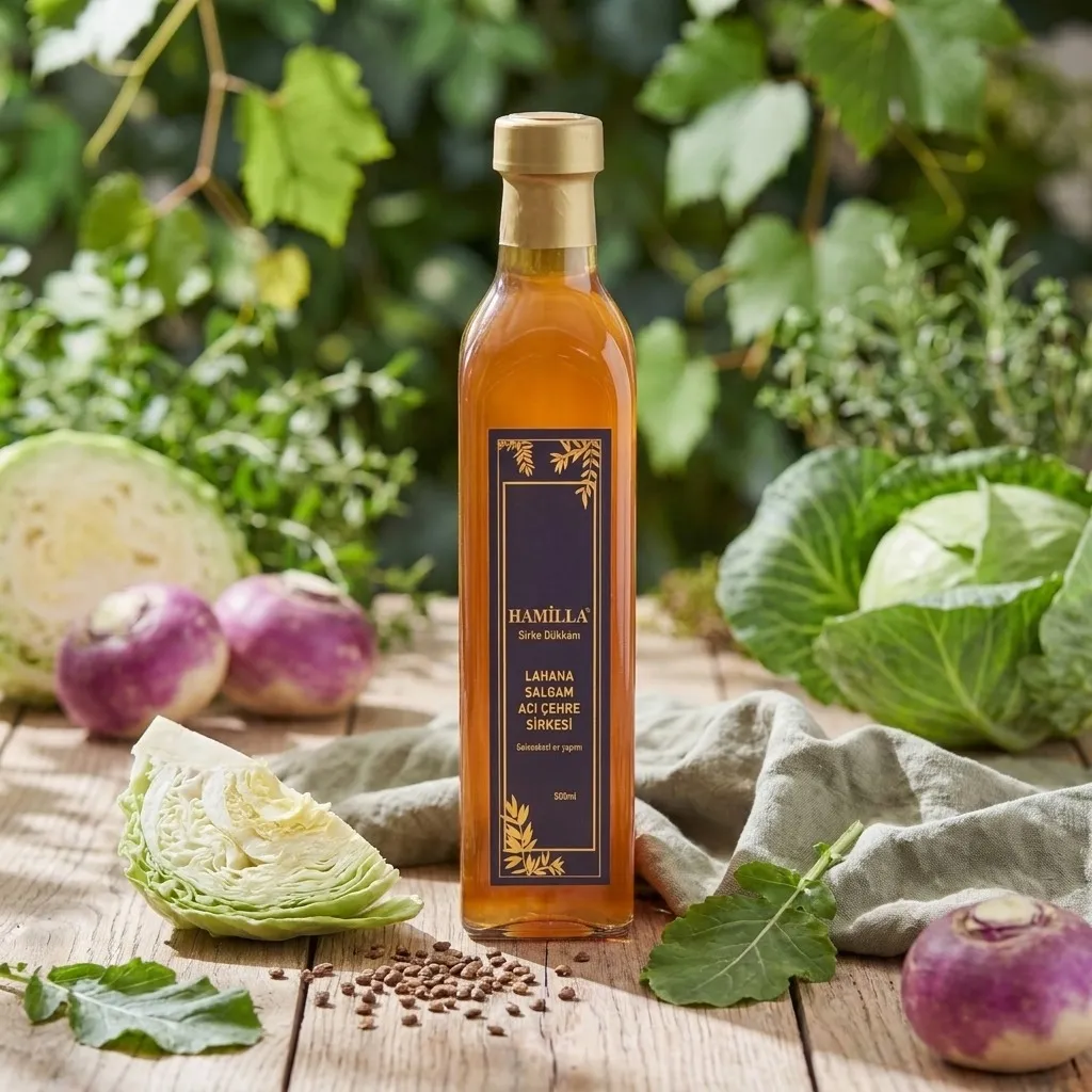 Lahana-Şalgam-Acı Çehre Sirkesi – 500 ml - Görsel 1